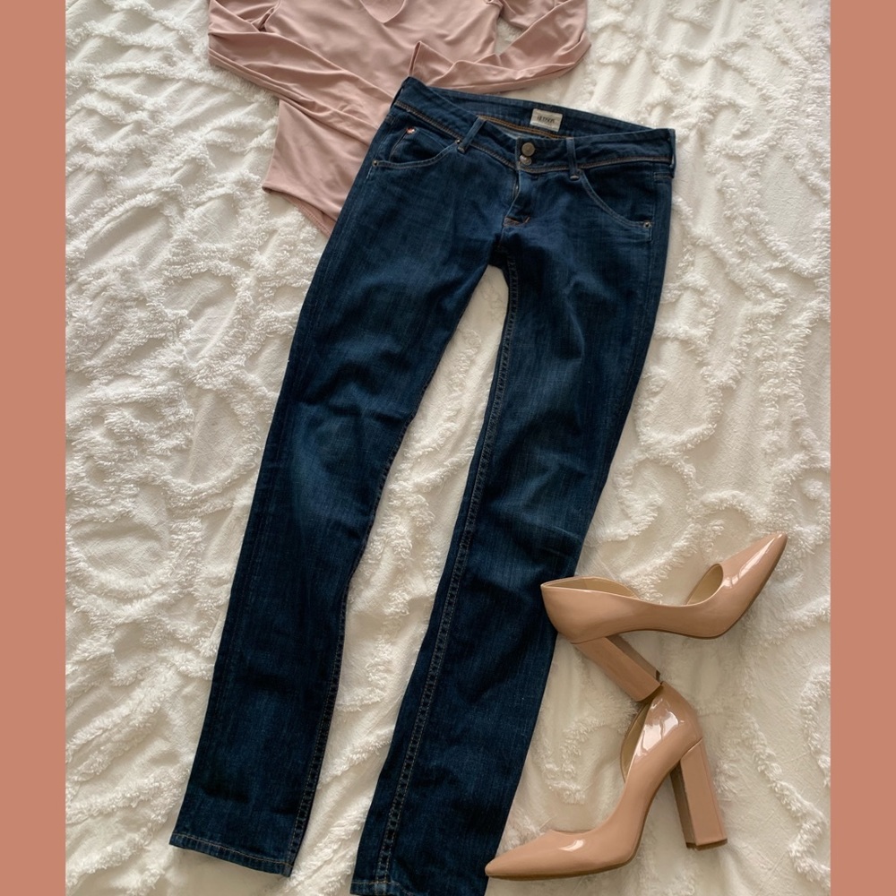 FINAL SALE- Hudson flap back pocket jeans